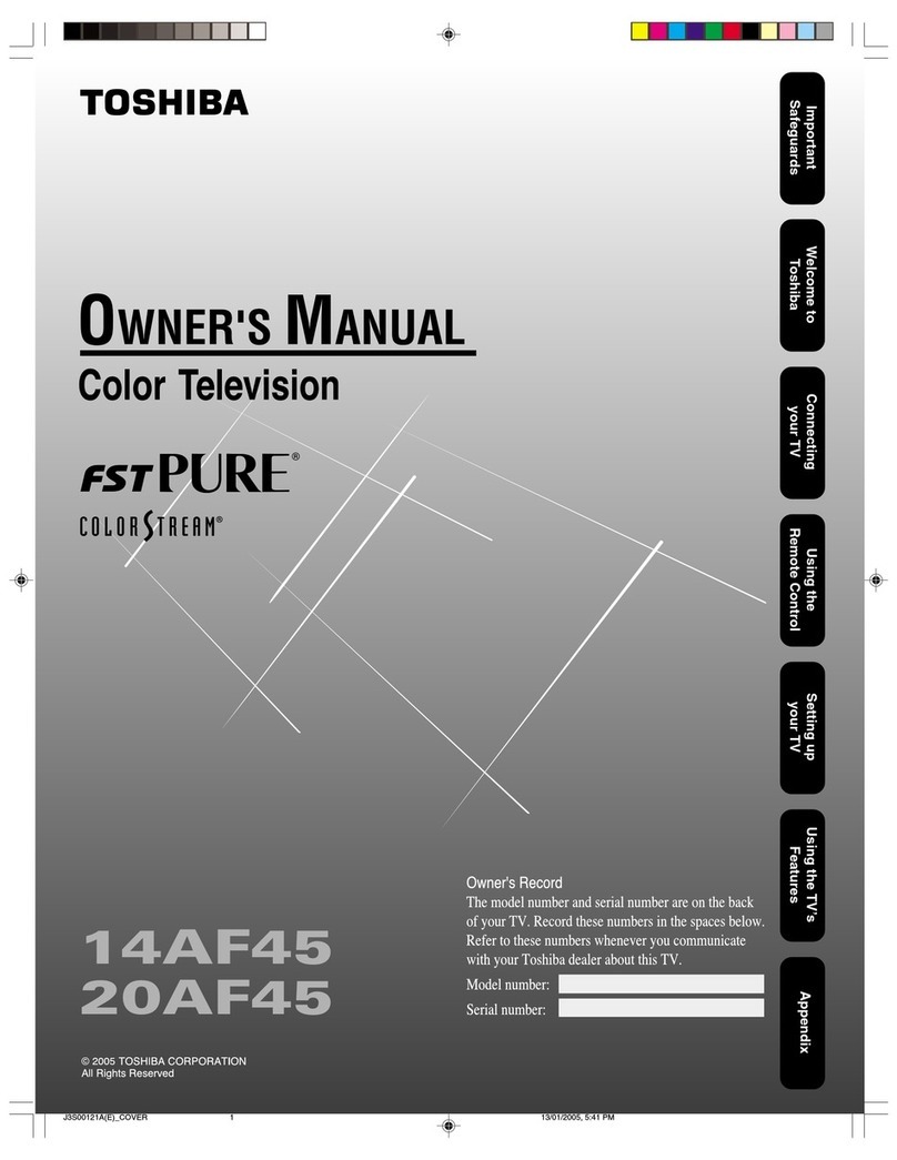 Toshiba 14AF45 owner's manual