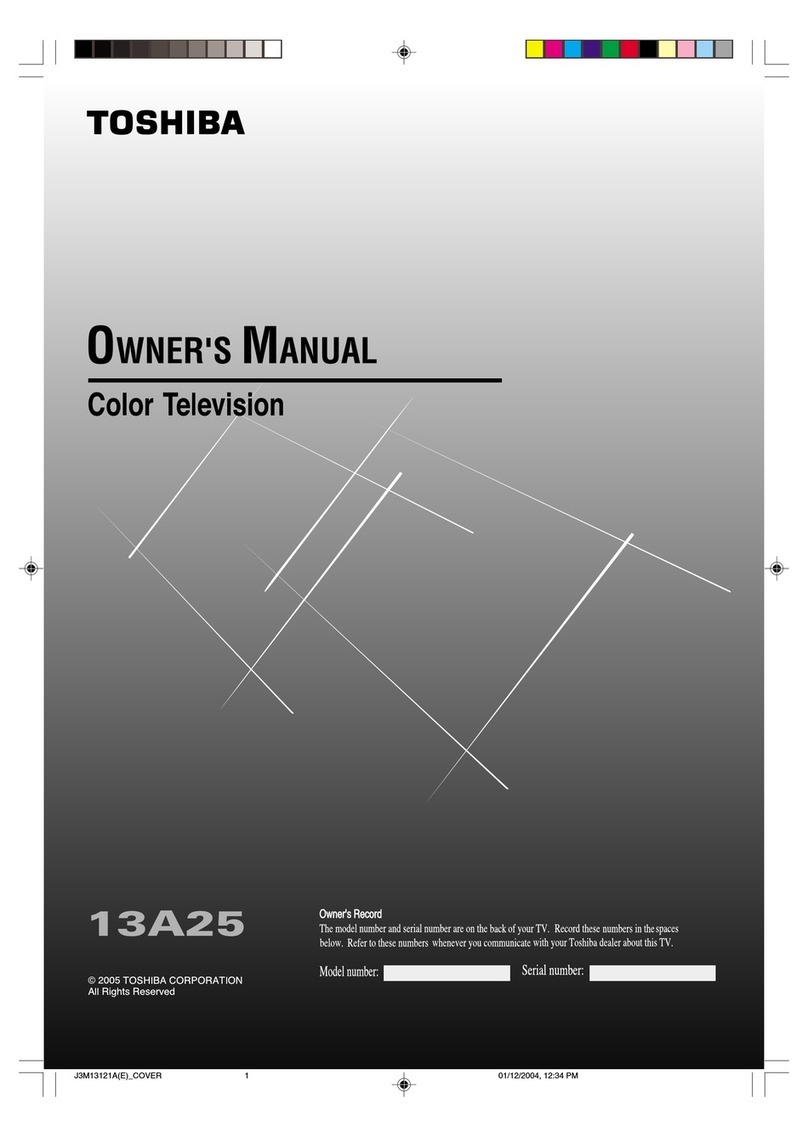 Toshiba 13A25 owner's manual