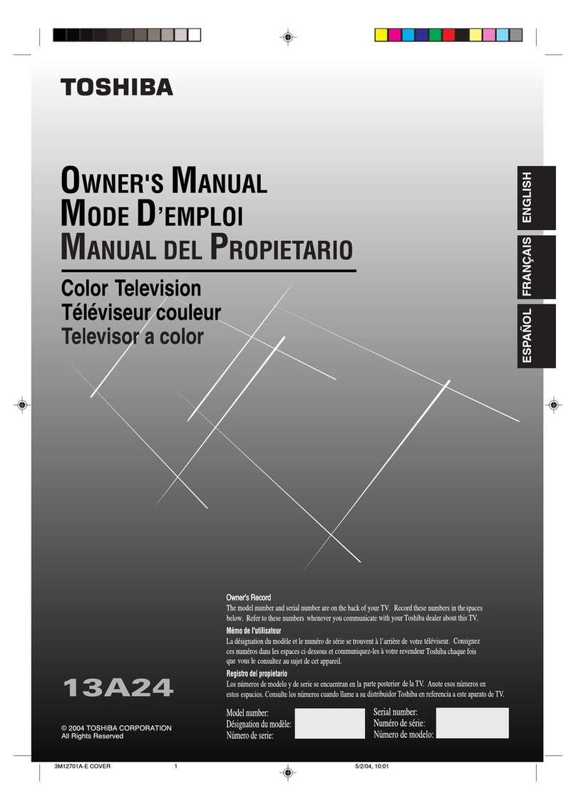 Toshiba 13A24 owner's manual