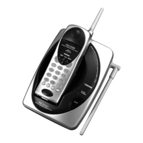 Toshiba SG1700 - SG Cordless Phone User manual