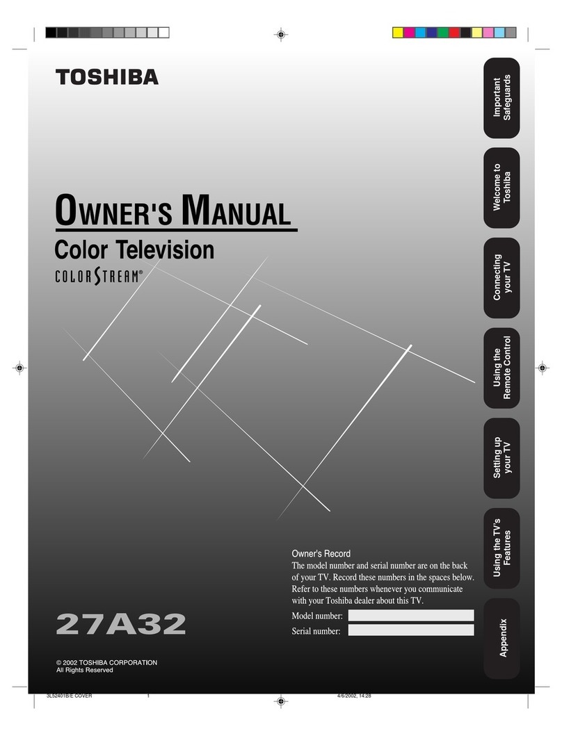 Toshiba 27A32 User manual Toshiba 27A32 User manual