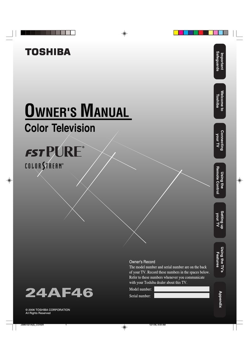 Toshiba 24AF46 owner's manual