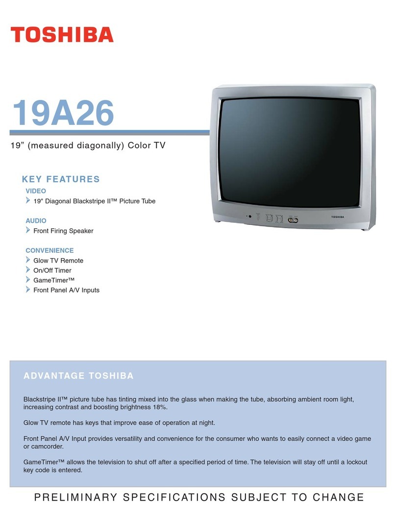 Toshiba 19A26 User manual