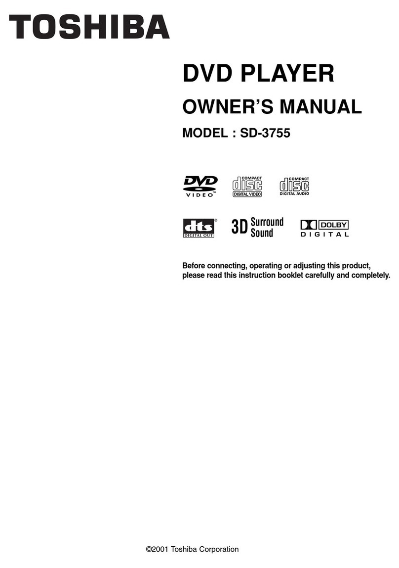 Toshiba SD 3755 User manual
