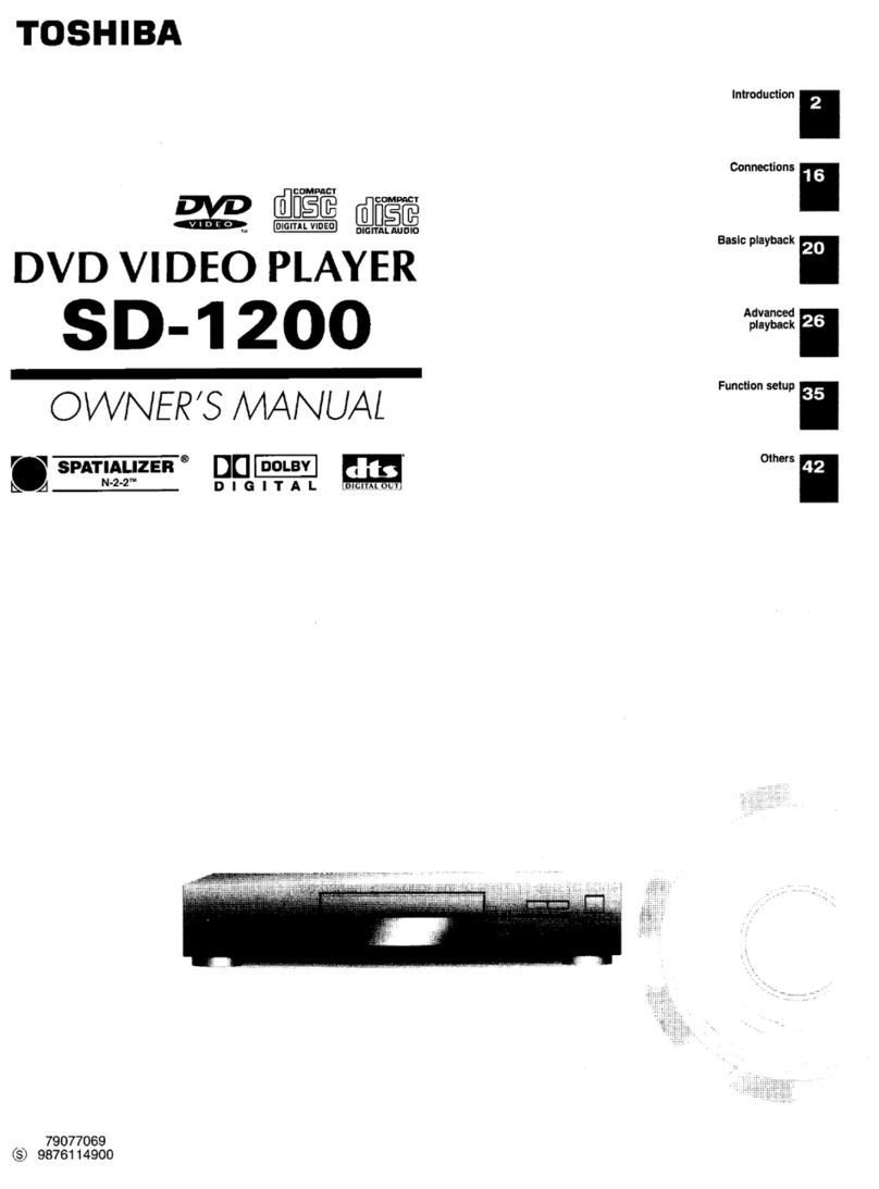 Toshiba SD-1200 User manual