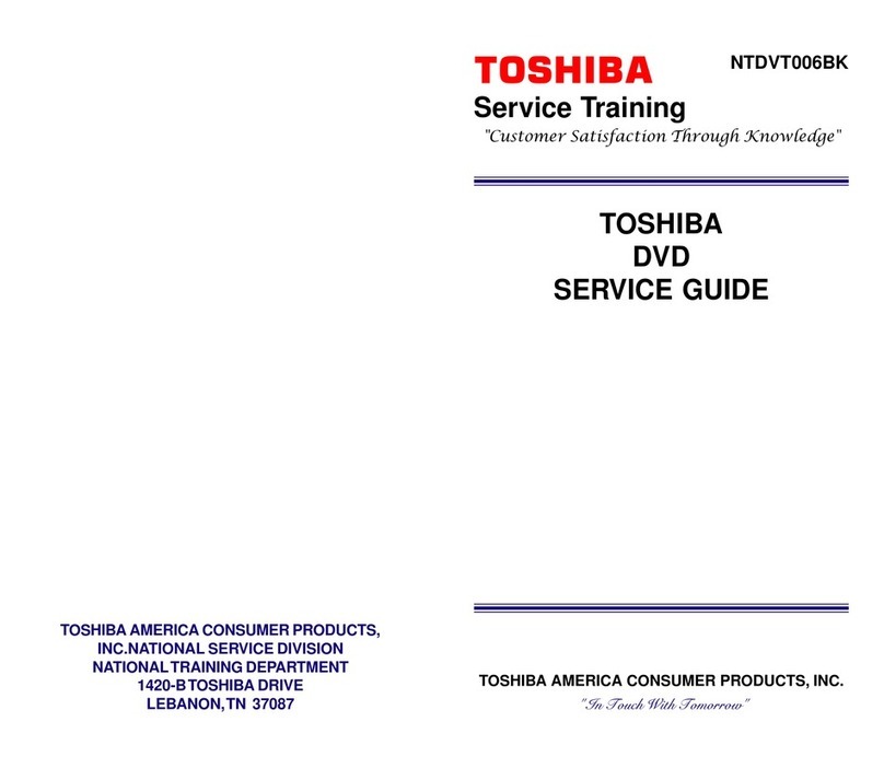Toshiba NTDVT006BK Service guide