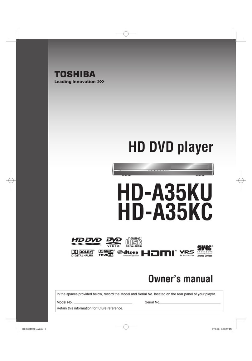 Toshiba HD-A35KC User manual