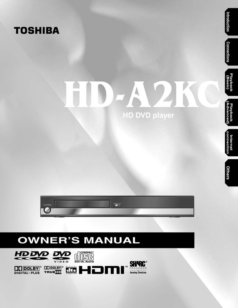 Toshiba HD-A2KC User manual