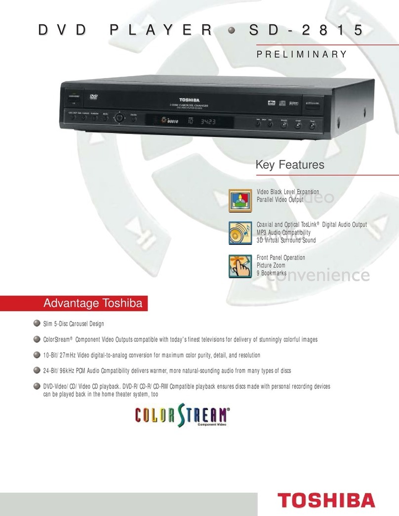 Toshiba SD-2815 User manual
