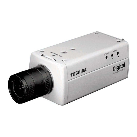 Toshiba IK-6550A - Analog Camera, 540 TV Lines User manual