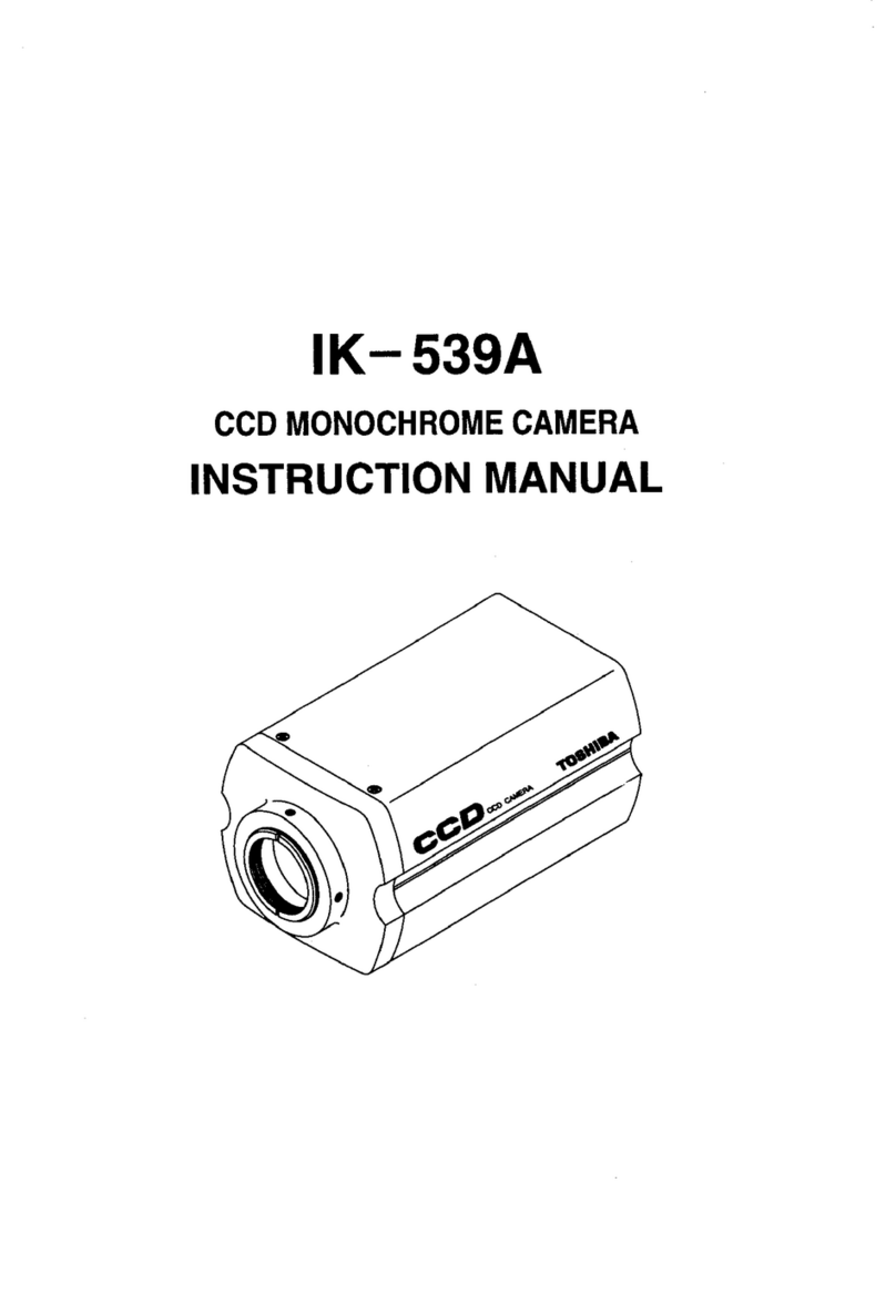 Toshiba CCD Monochrome Camera IK-539A User manual Toshiba CCD Monochrome Camera IK-539A User manual