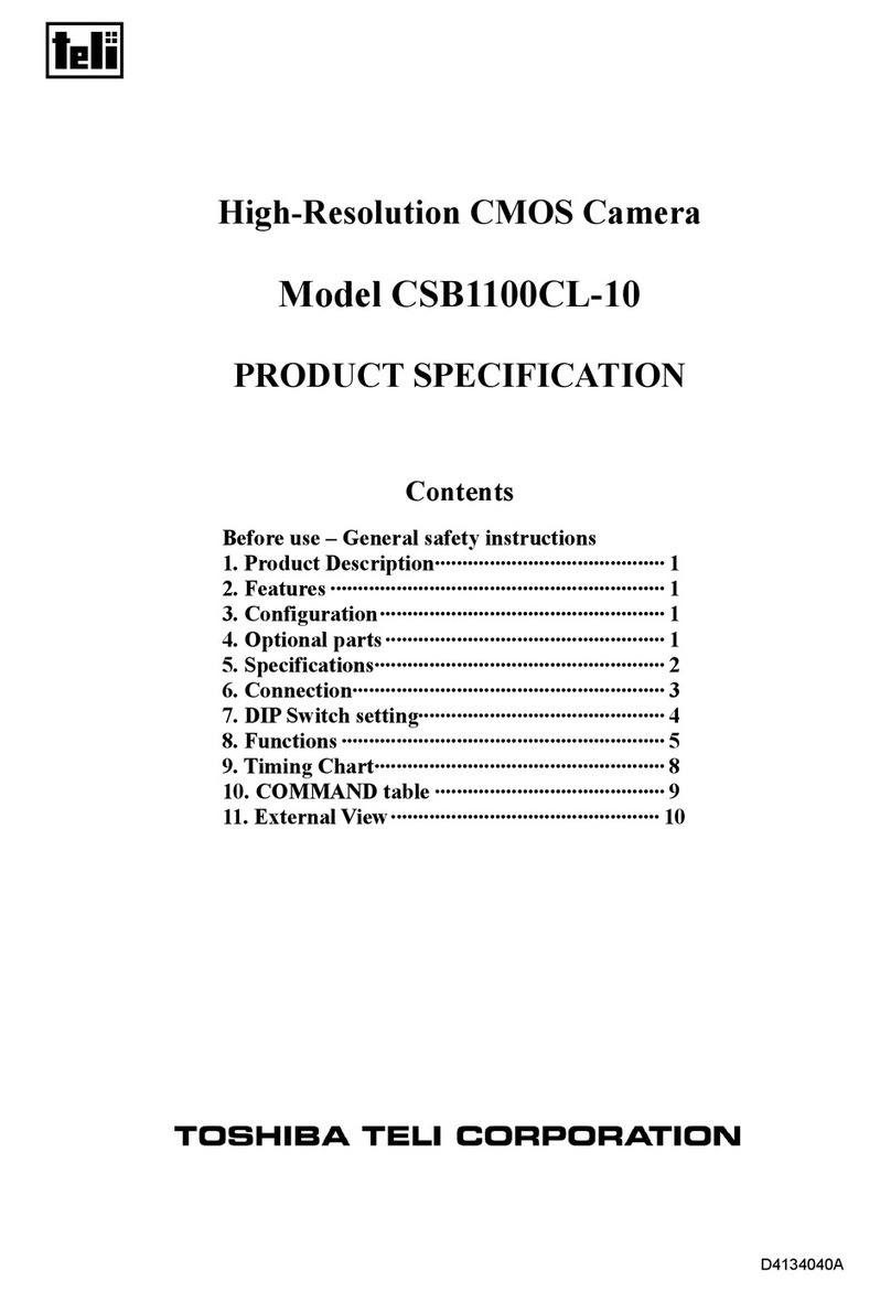 Toshiba teli CSB1100CL-10 Specification sheet