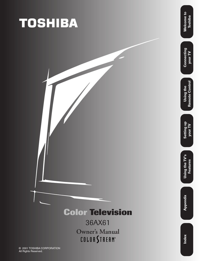 Toshiba 36AX61 User manual Toshiba 36AX61 User manual
