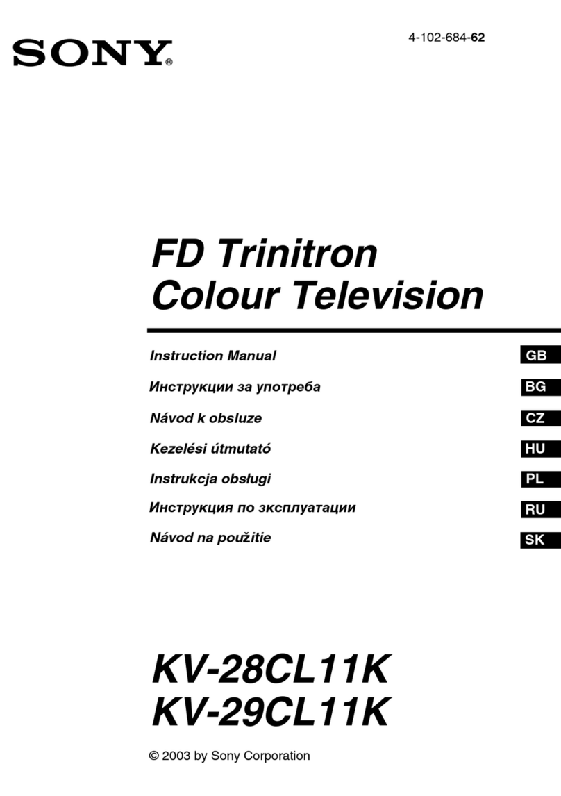 Sony FD Trinitron KV-28CL11K User manual