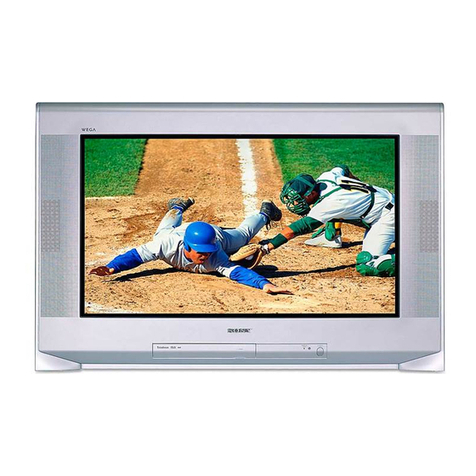 Sony KV-27HS420 Instructions: TV stand  (primary... User manual