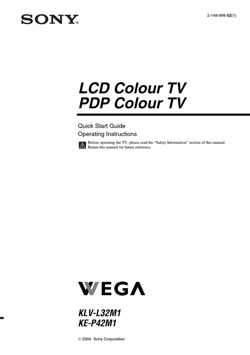 Sony WEGA KE-P42M1 User manual