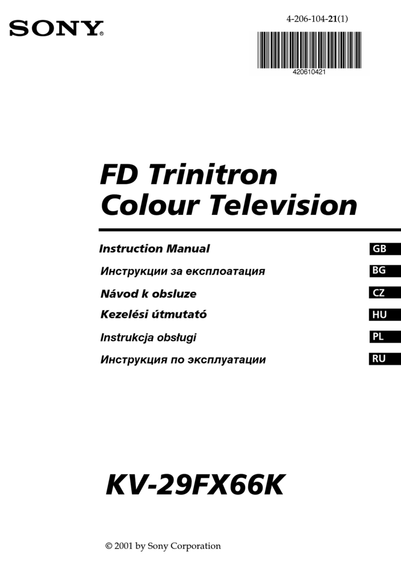 Sony FD Trinitron KV-29FX66K instruction manual