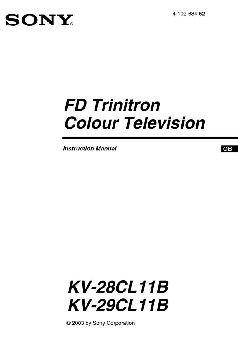 Sony FD Trinitron KV-28CL11B User manual