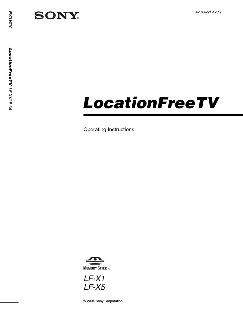 Sony LF-X1, LF-X5 User manual