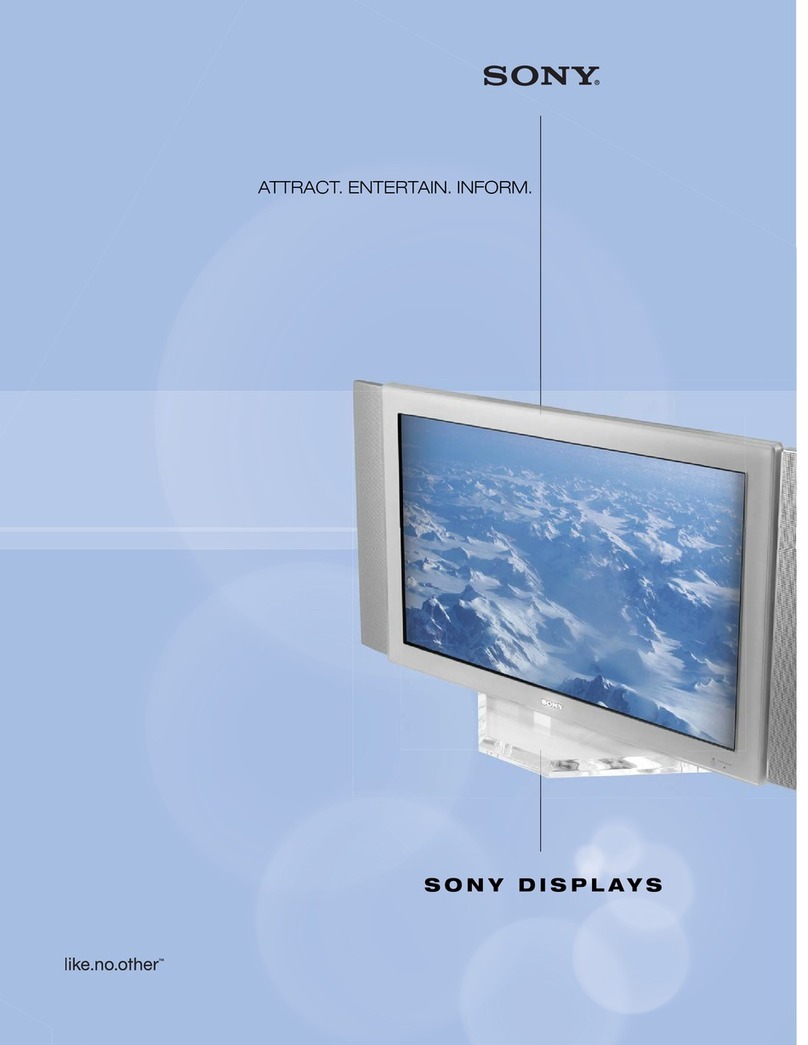 Sony WEGA FWD-32LX1R/B User manual