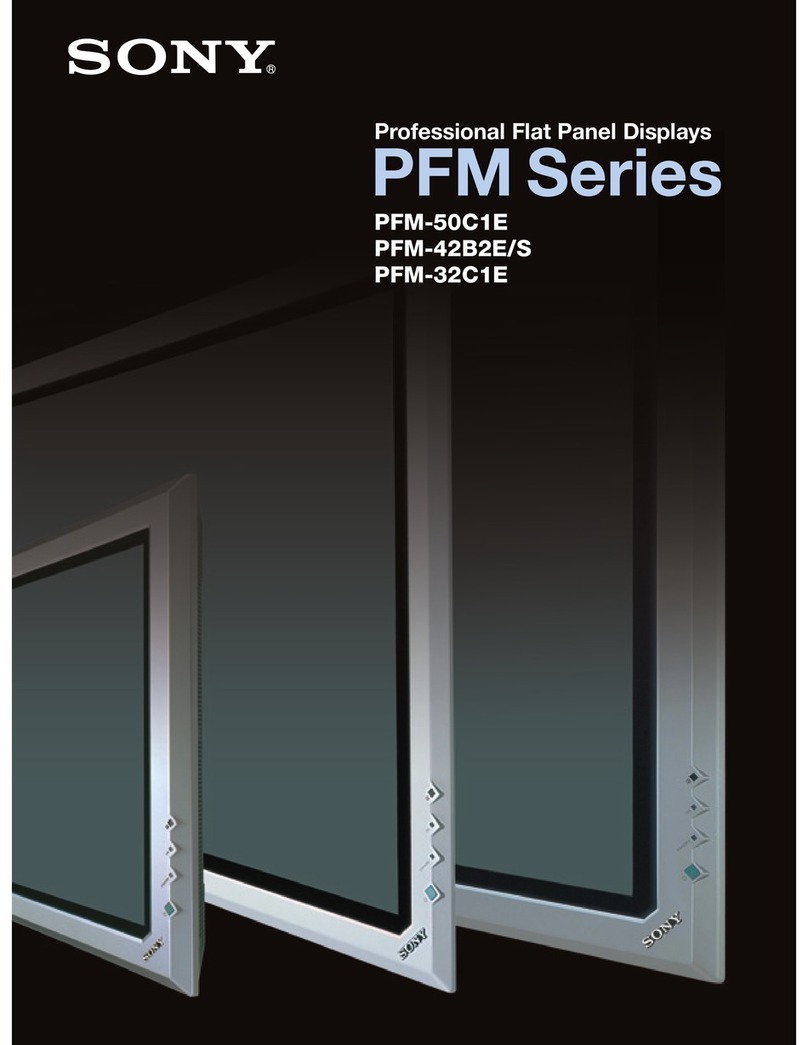 Sony PFM-50C1E User manual