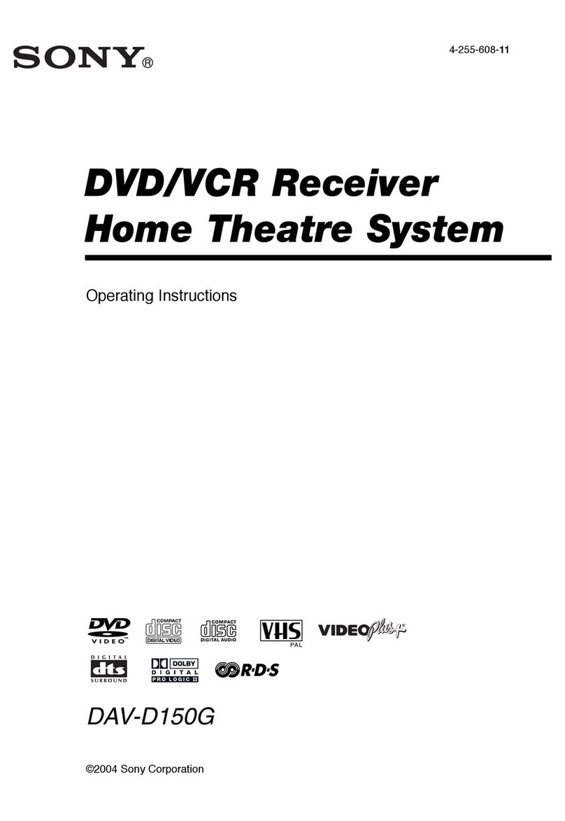 Sony DAV-D150G operating instructions