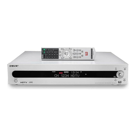 Sony DHG-HDD250 - 30-Hour High-Definition Digital Video... User manual