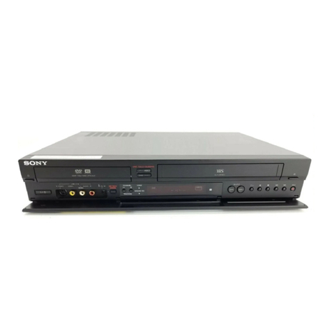 Sony RDR-VX525 - DVDr/ VCR Combo User manual