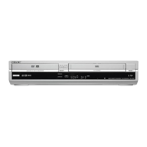 Sony RDR-VX500  (RDRVX500) operating instructions