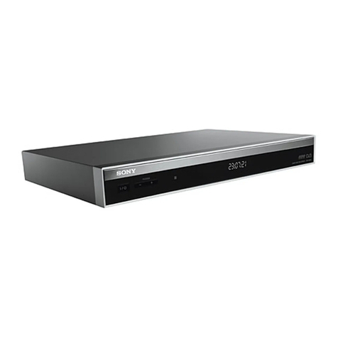 Sony SVR-S500 operating instructions