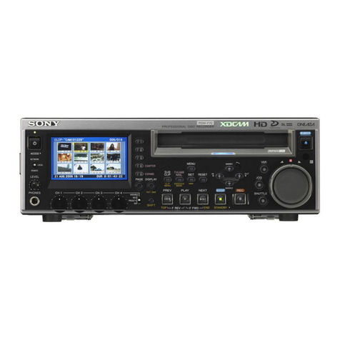 Sony PDW-F70 User manual