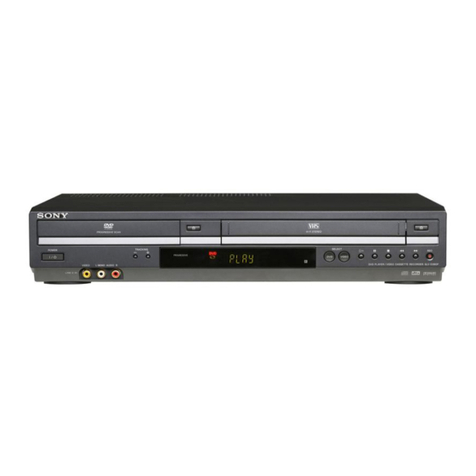 Sony SLV-D380P - Dvd/vhs Combo Instruction Manual