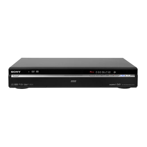 Sony RDR-HXD1070 User manual