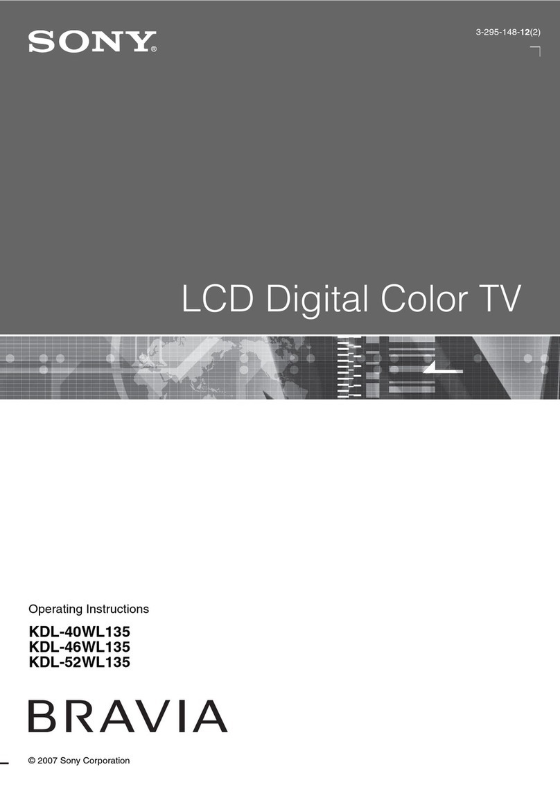 Sony BRAVIA 3-295-148-12(2) User manual