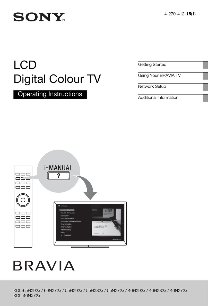 Sony 46HX82X User manual