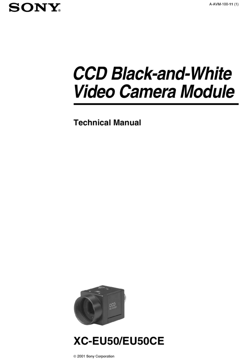 Sony XC-EU50 Technical manual