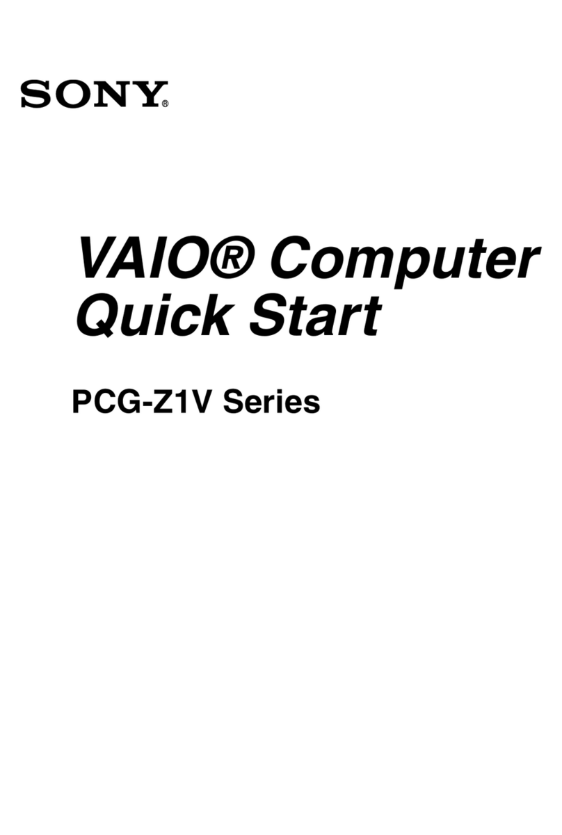 Sony VAIO PCG-Z1V User manual