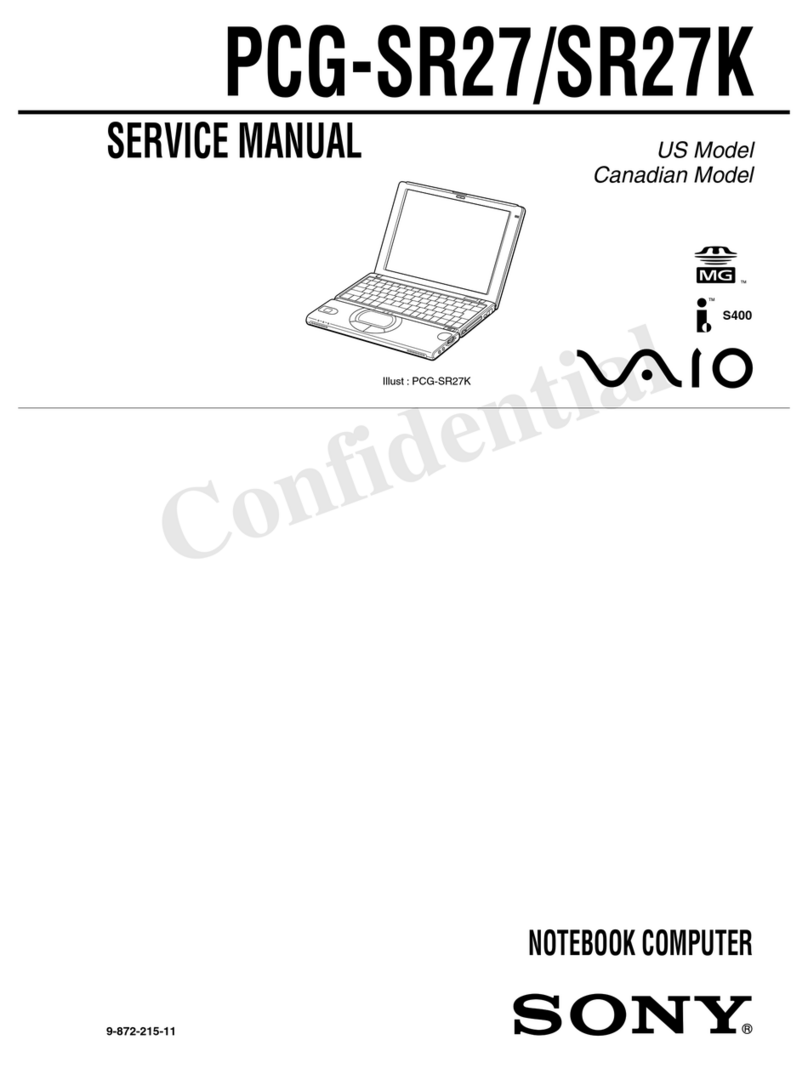 Sony VAIO PCG-SR27K Service manual