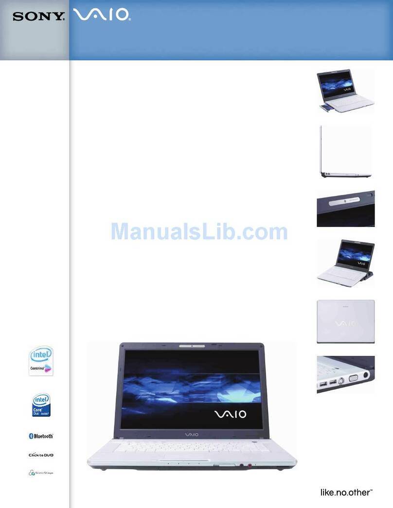 Sony VAIO VGN-FE690GB Specifications
