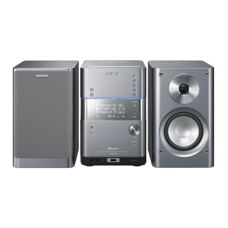Sony CMT-U1BT - Micro Hi-fi Component System operating instructions