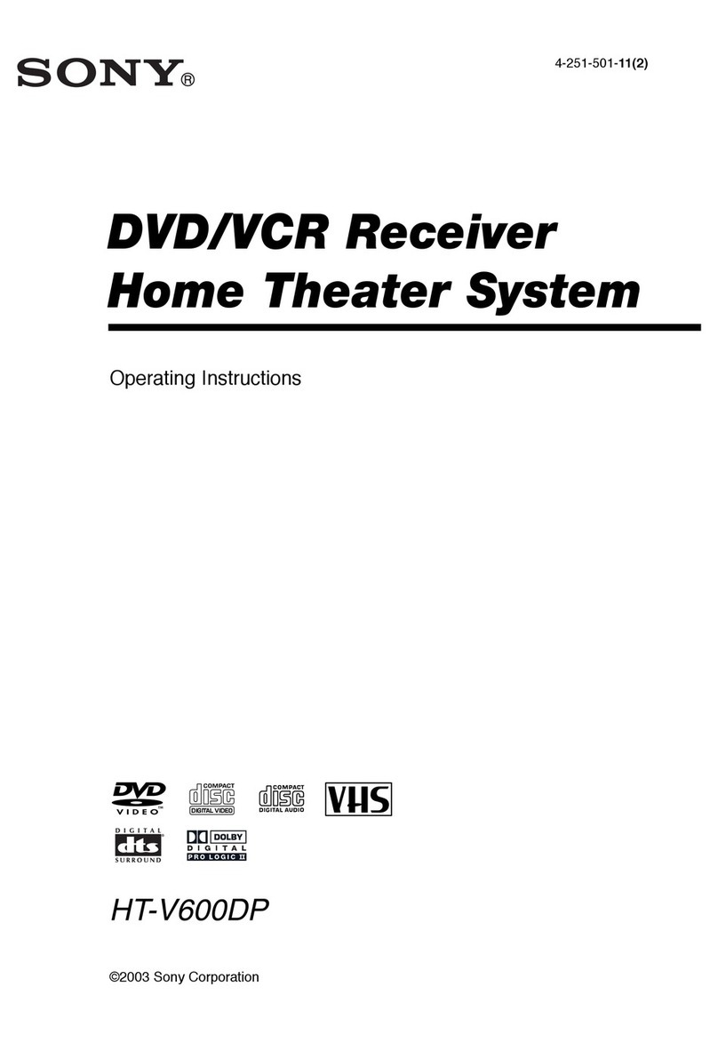 Sony HT-V600DP User manual