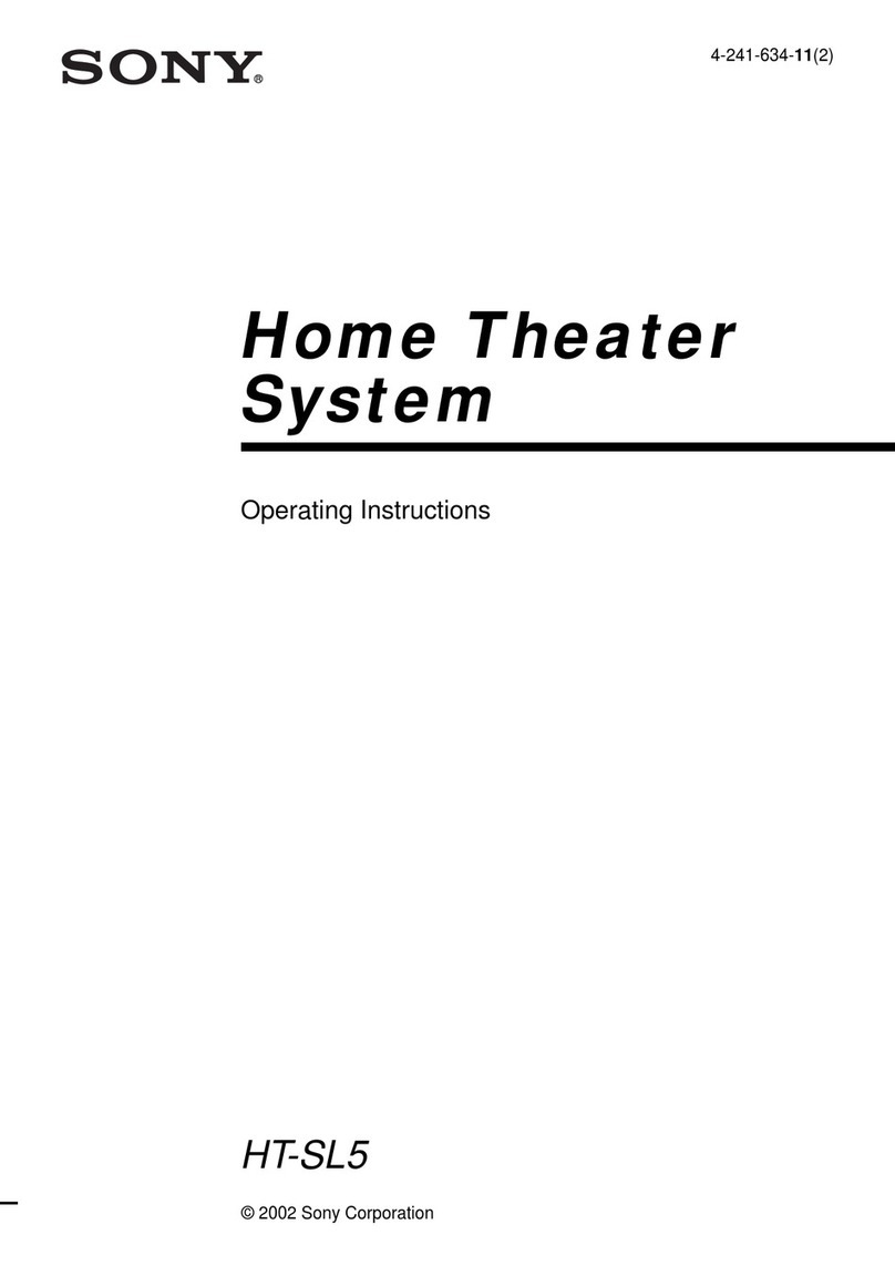 Sony HT-SL5 User manual