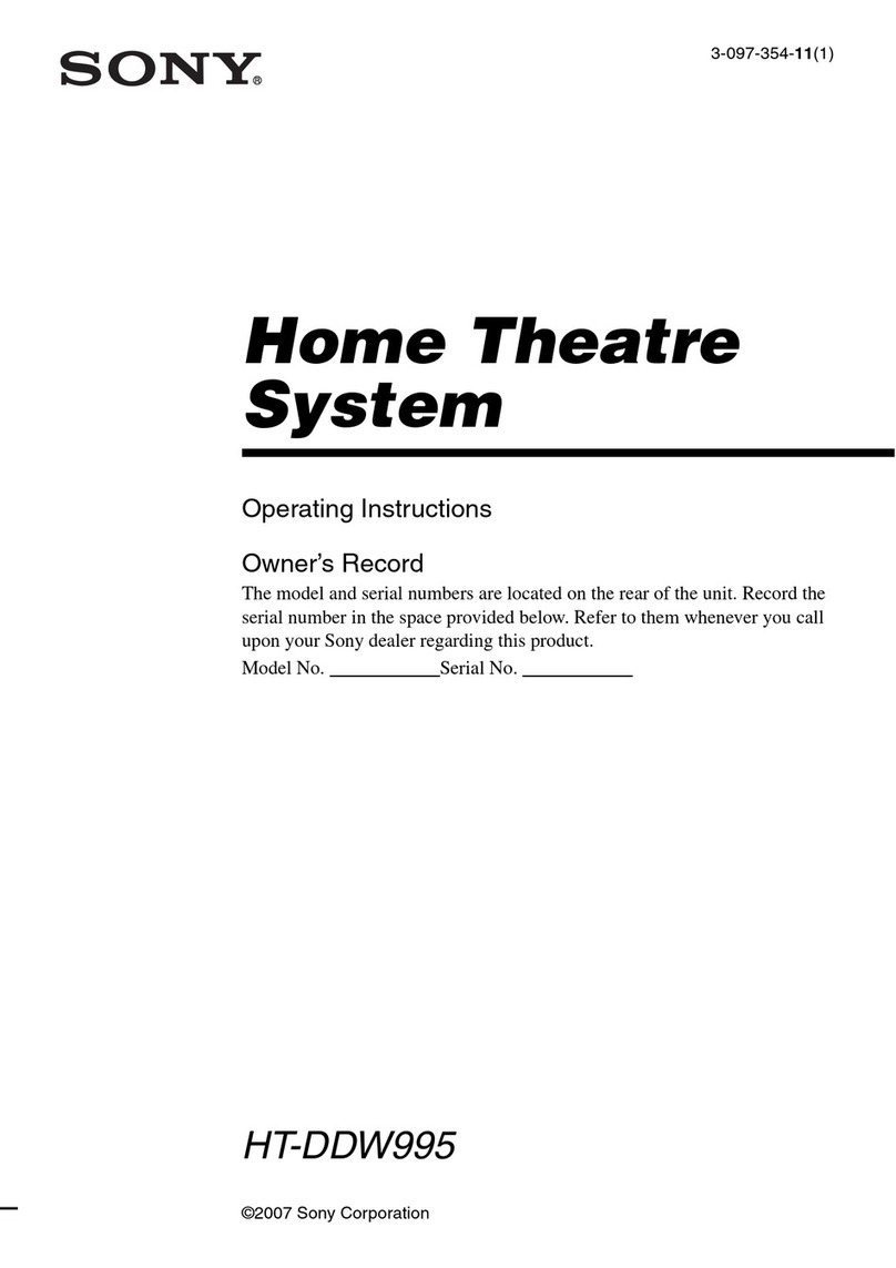 Sony HT-DDW99 User manual