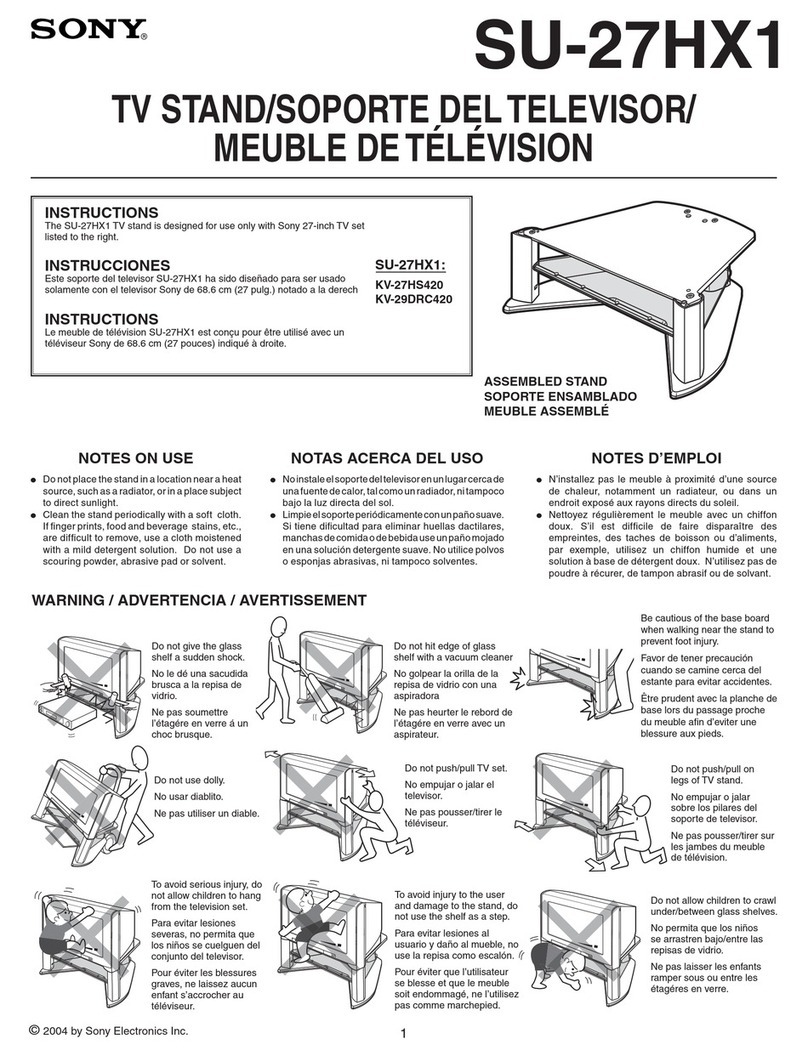 Sony SU-27HX1 instructions