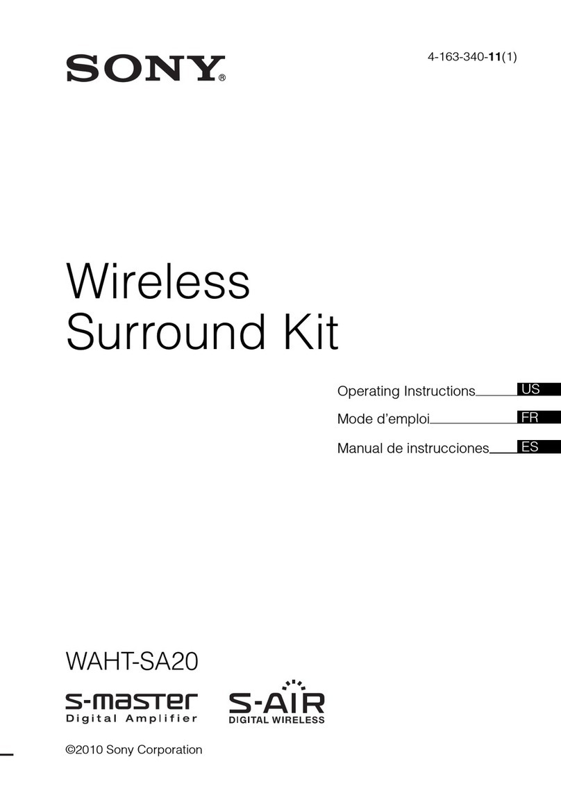 Sony WAHT-SA20 User manual