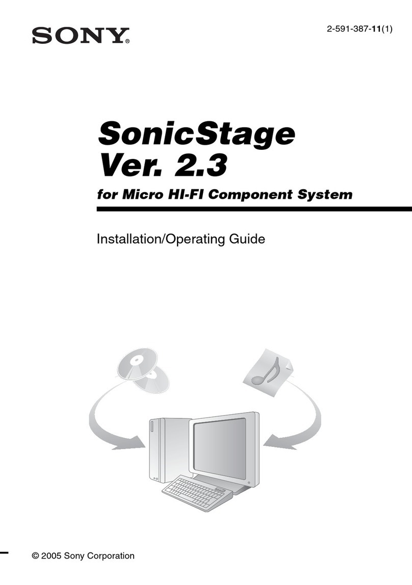 Sony Micro HI-FI Component System Installation guide