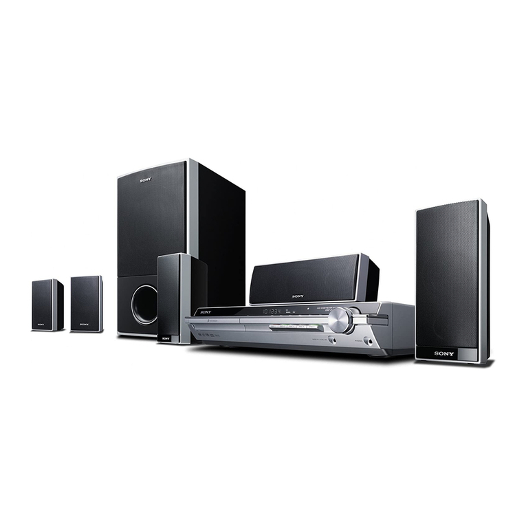 Sony DAV-HDX265 - Bravia Theater Home System User manual