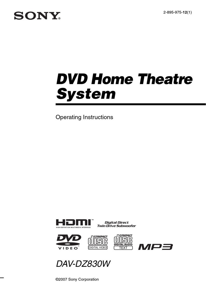 Sony DAV-DZ830W operating instructions