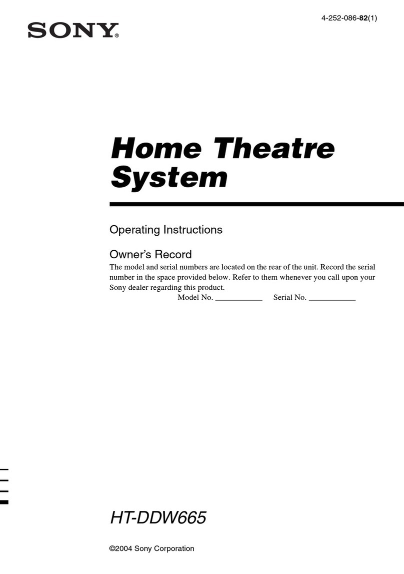 Sony HT-DDW665 User manual