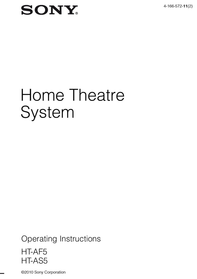 Sony HT-AF5 operating instructions